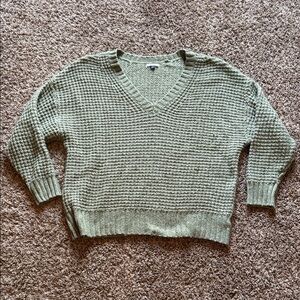 American eagle green sweater